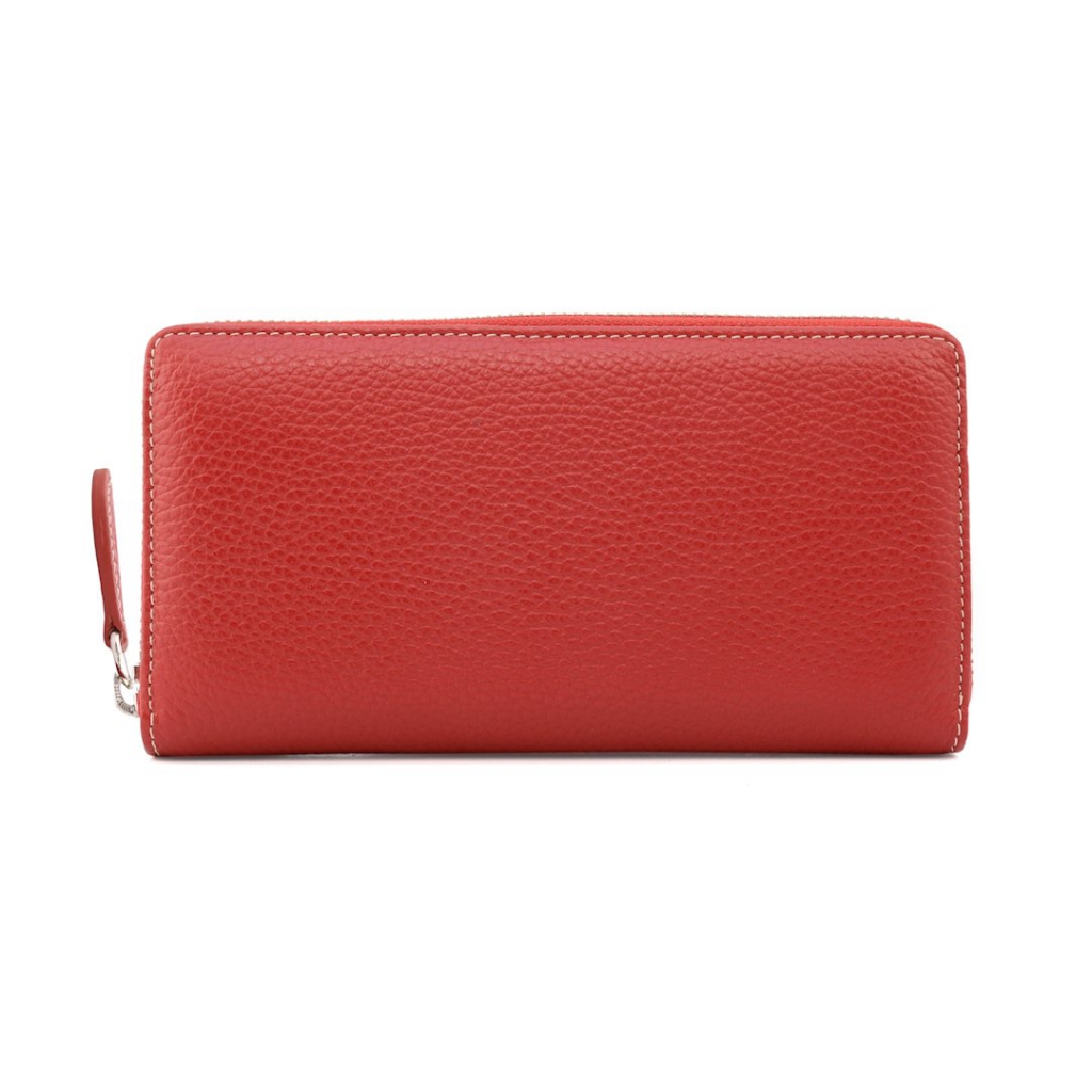 Handmade Italian Leather Wallets Coin Purses For Women Del Giudice Roma   P15 Cherry 1024x1024 