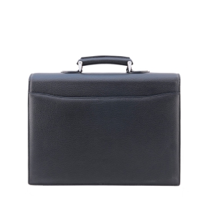 Back side of the Mens leather briefcase Gaetano by Del Giudice Roma