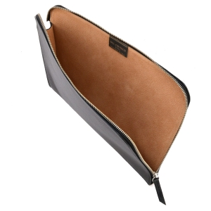 leather document holder - interior view - Quirino